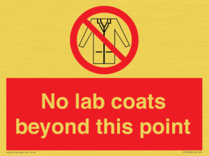 No lab coats beyond this point